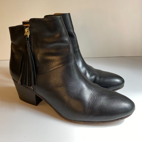 Coach Priscilla  Bootie Black Leather  Size 10 - Picture 1 of 10